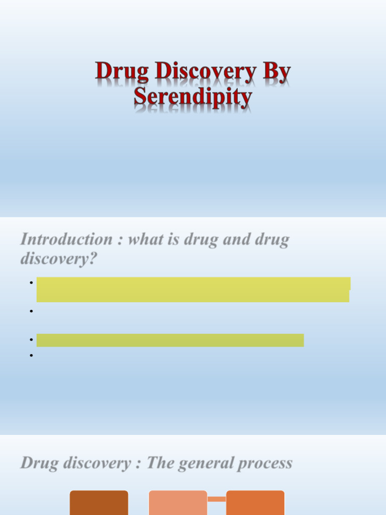 Serendipity in Drug Discovery Insights | PDF | Drug Discovery ...