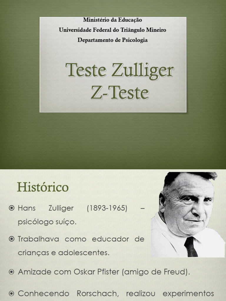 Aplicação e Interpretação do Z-teste | PDF | Psicologia | Cognição
