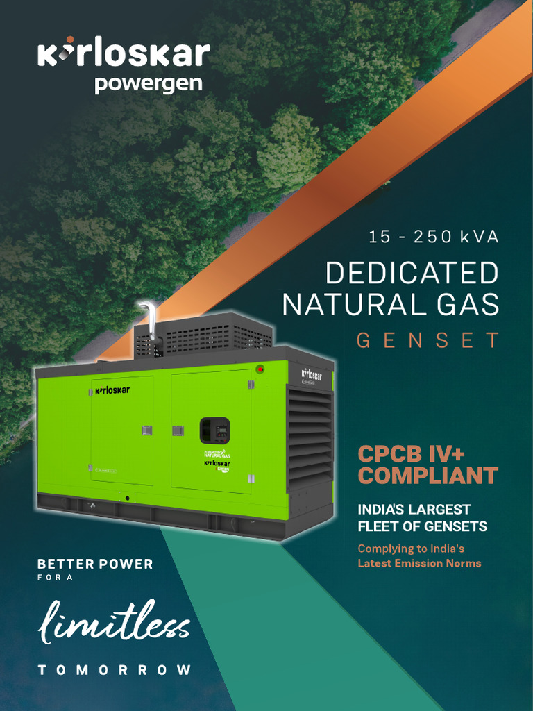 Gas Genset 15-250 kVA CPCB IV+ | PDF