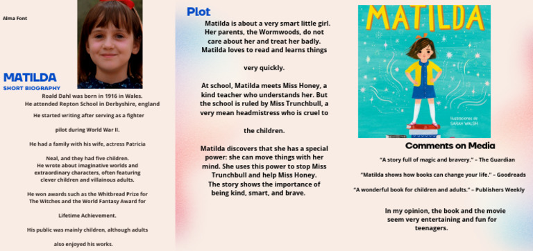 Matilda: A Tale of Bravery and Magic | PDF