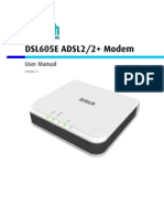 User Manual DSL605E v1.0