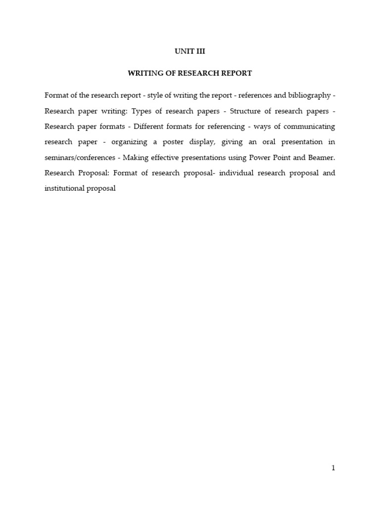 Research Report Writing Guide Pdf Letter Case Bibliography