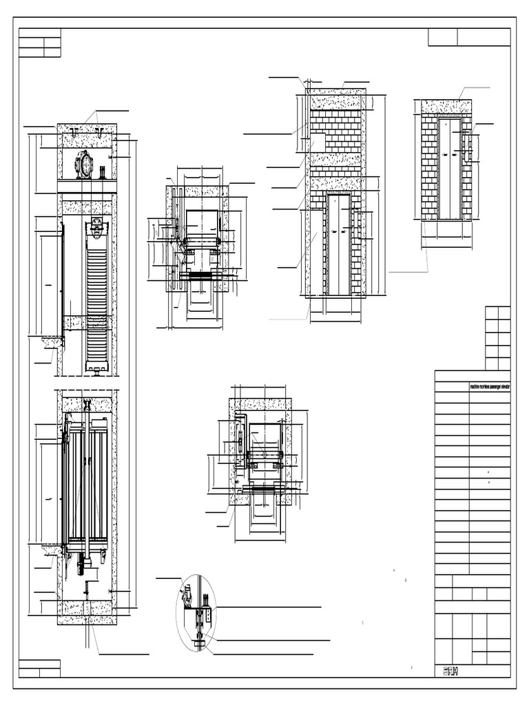Cumbres Hospital Elevator Specifications | PDF | Elevator | Door