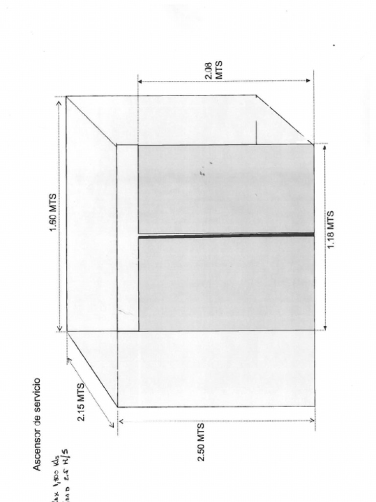 Medidas Ascensor De Servicio Pdf