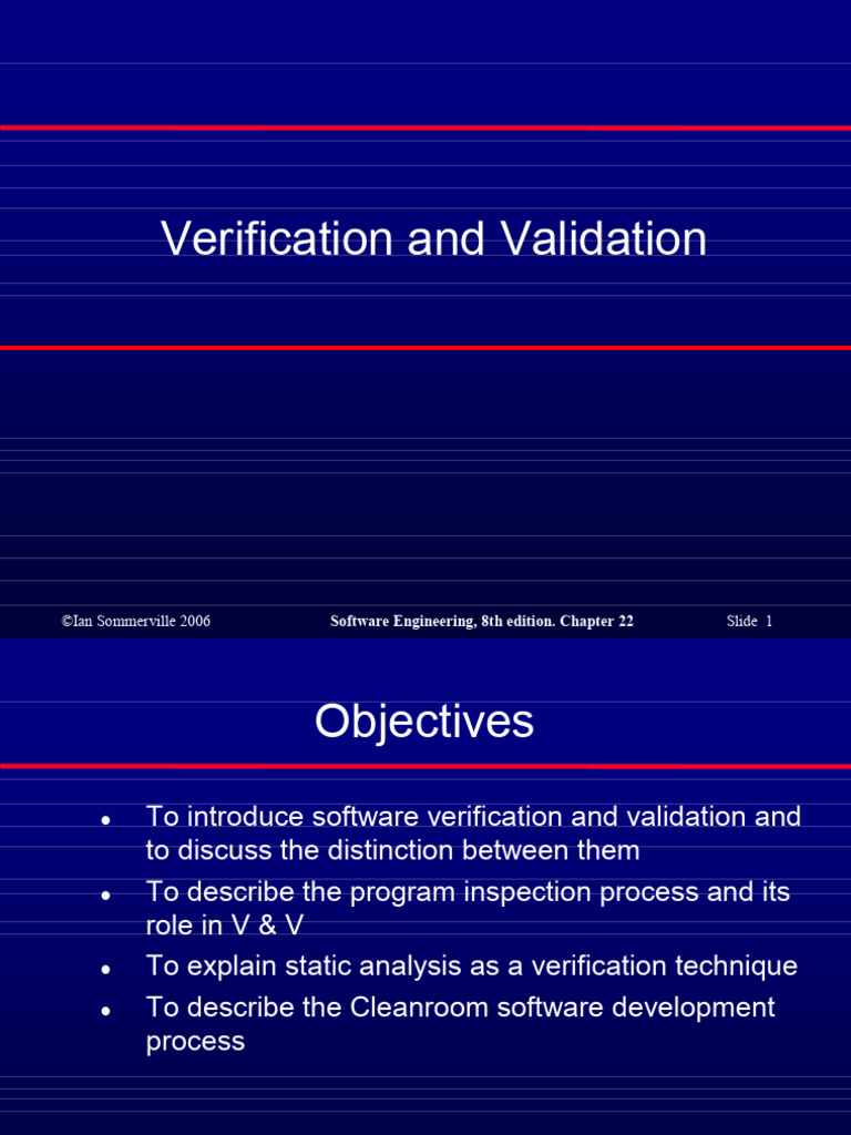 Software Verification and Validation Guide | PDF | Formal Methods ...