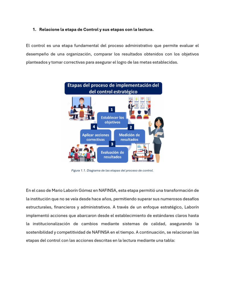 Control Estratégico en NAFINSA: Caso Laborín | PDF | Business | Economias