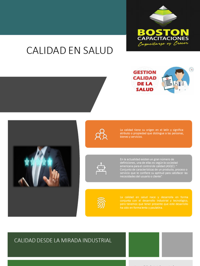 Importancia de la Calidad en Salud | PDF | Calidad (comercial ...