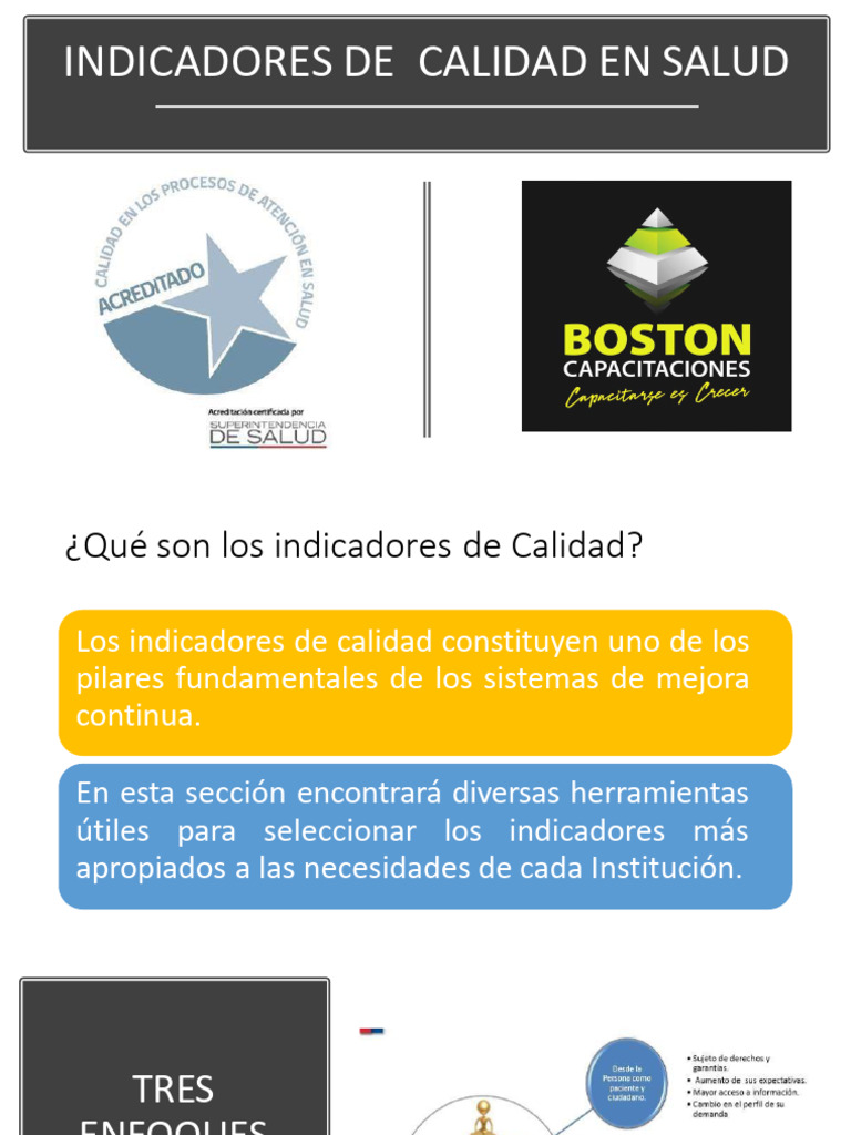 Indicadores de Calidad en Salud | PDF | Seguridad del paciente