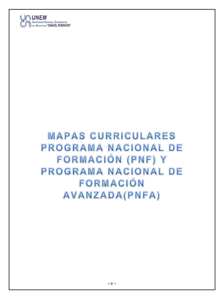 26.-Librillo Mallas PNF y PNFA | PDF | Educación de la primera infancia ...