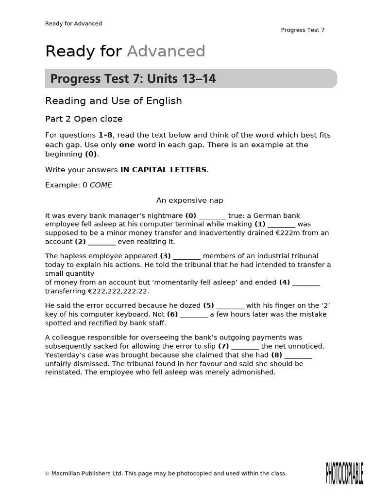 Rfa TB Test7 | PDF | Experience | Credit Card