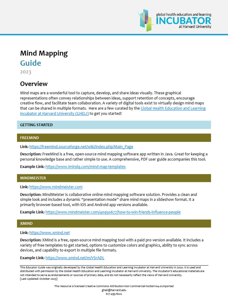 Mind Mapping Tools Guide 2023 | PDF | Cross Platform Software | Ios