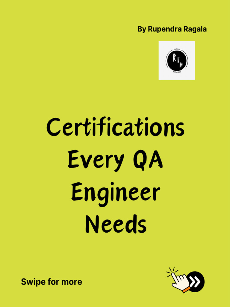 QA Certifications That Matter 1737592262 | PDF | Agile Software ...