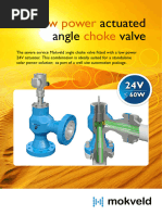 Mokveld Product Sheet Axial Control Valve 1 | PDF | Valve | Actuator