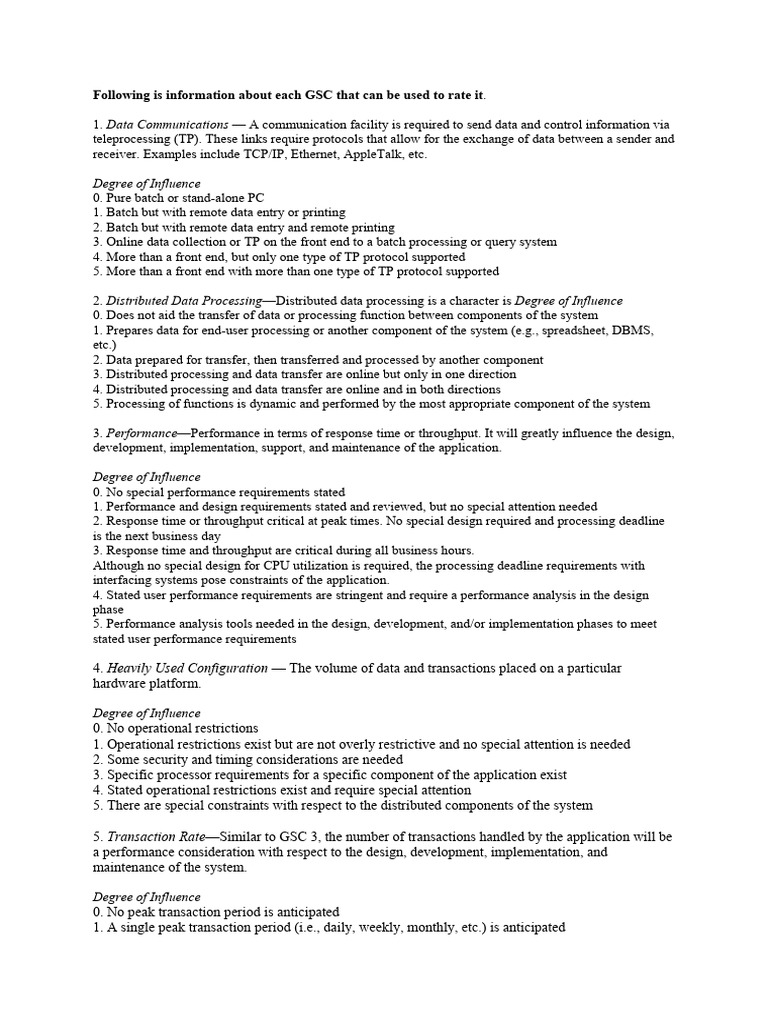 SPM FUNCTIONAL POINT ANALYSIS | PDF | Central Processing Unit ...