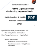 Mouth-Tongue Teeth-Esop Dec 2011-2012 SEM II -Prof Farid