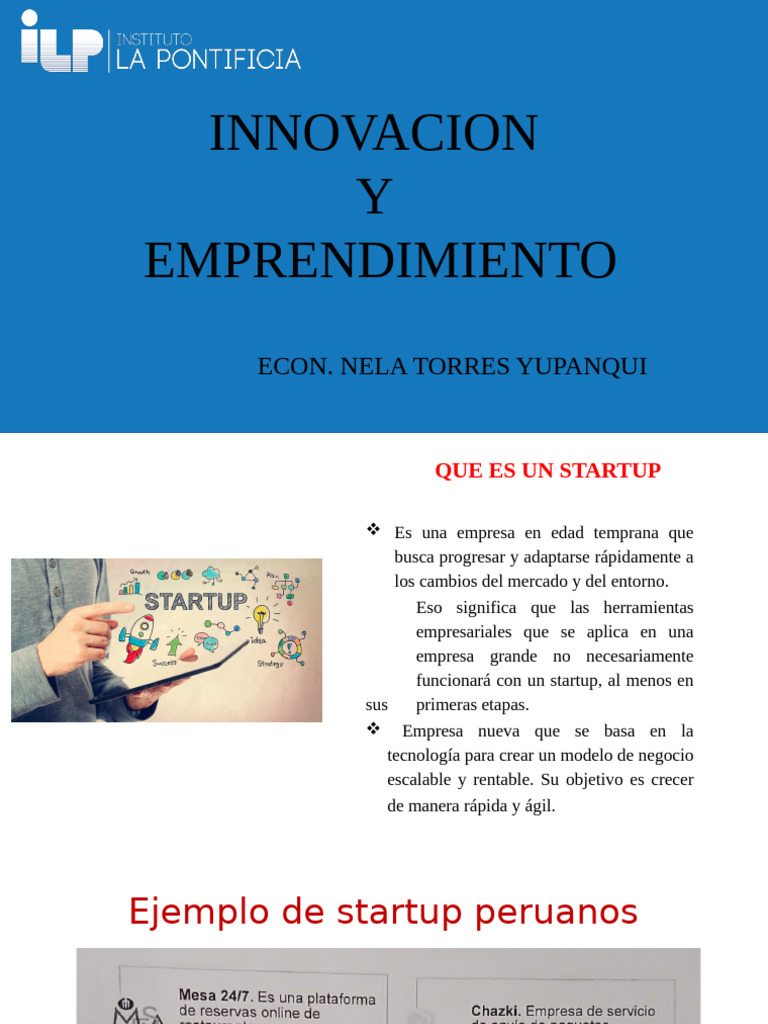 Características y Diferencias de Startups | PDF | Empresa de inicio ...