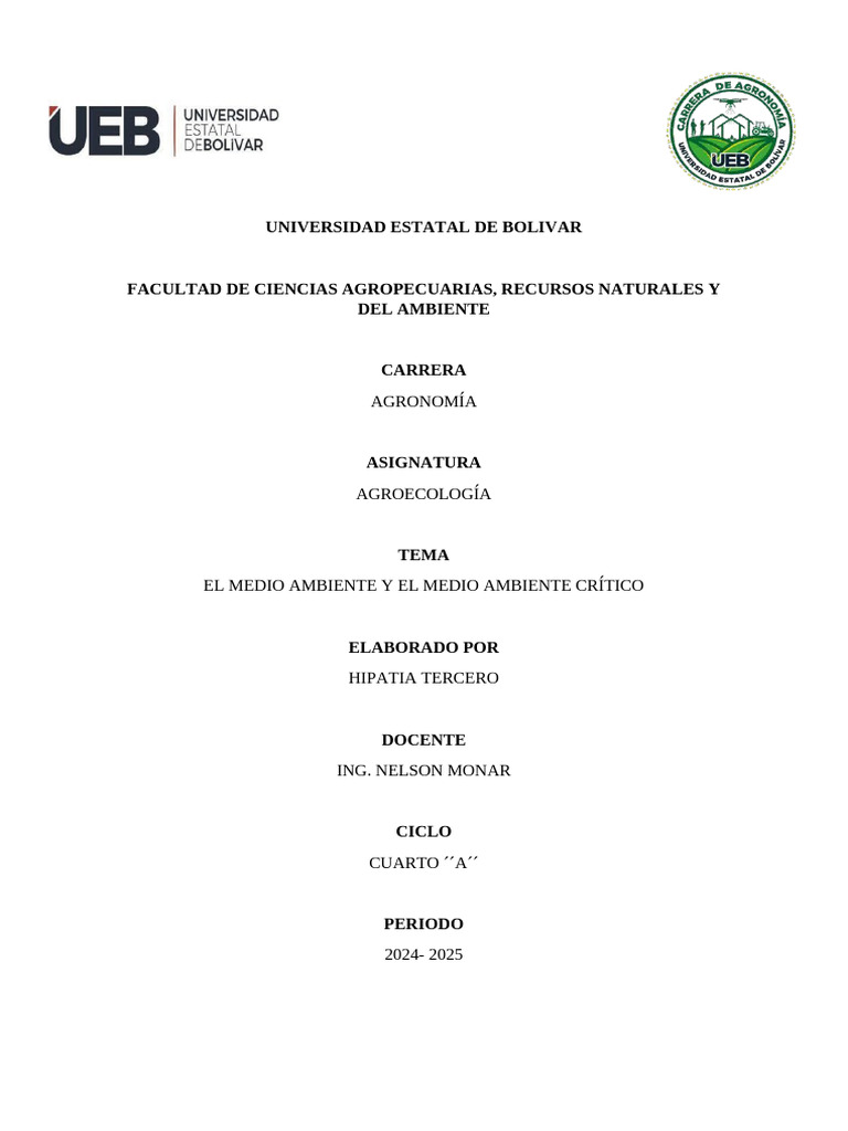 Medio Ambiente y Sostenibilidad | PDF | Entorno natural | Sustentabilidad