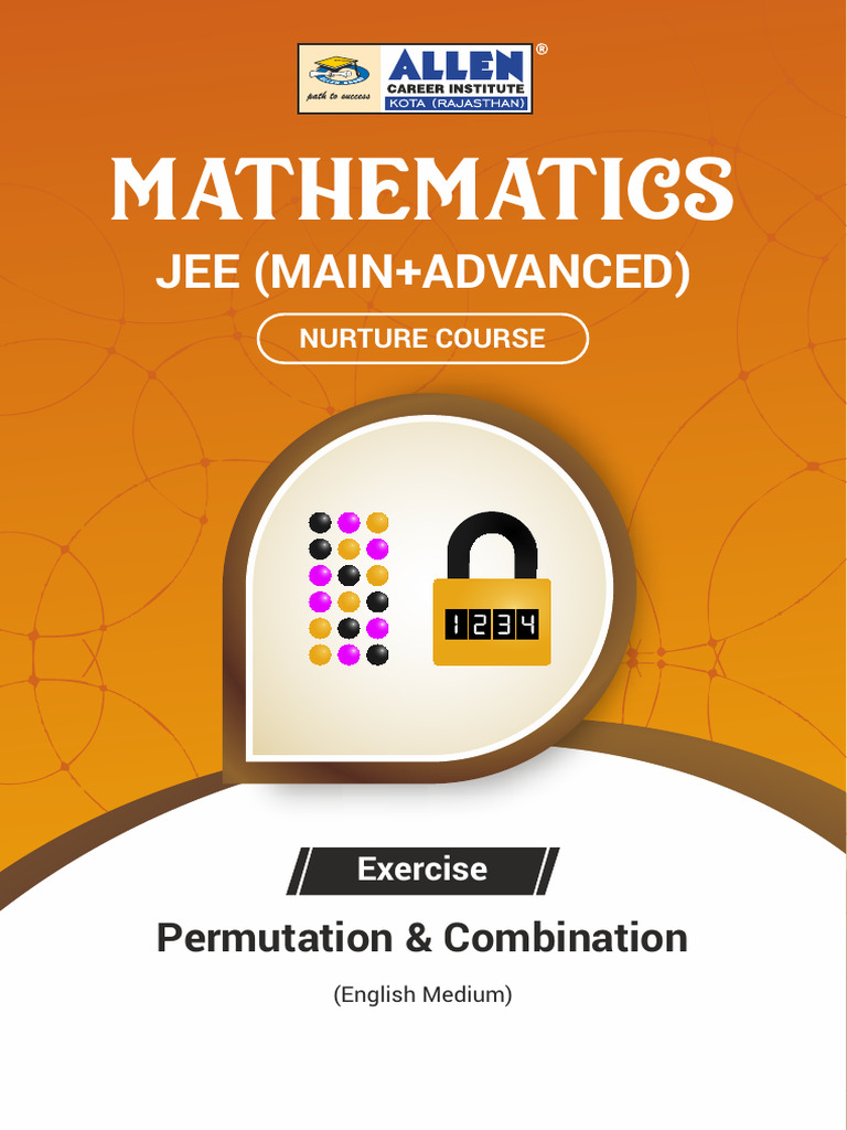 Permutation _ Combination Exercise 1 | PDF