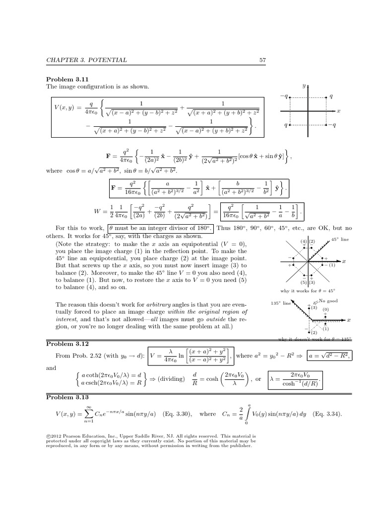Image Charge Techniques in Electrostatics | PDF