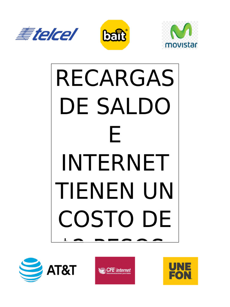 Recargas | PDF