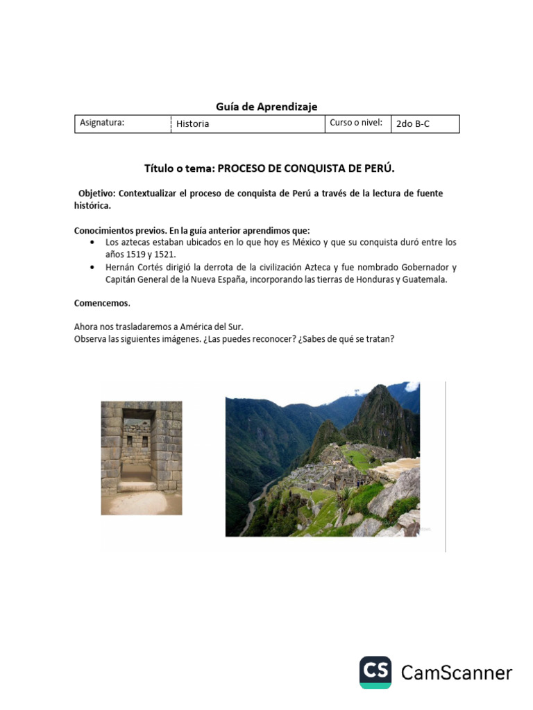 CONQUISTA DE PERU POR PIZARRO 2do | PDF | Francisco Pizarro | Imperio Inca