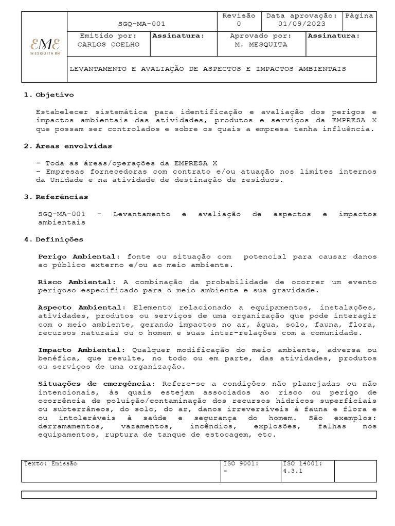 Levantamento de Impactos Ambientais | PDF | Ambiente natural ...