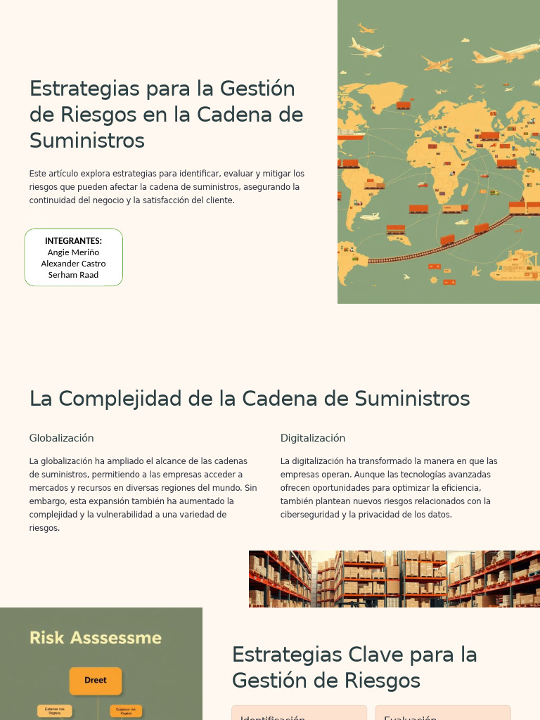 Estrategias para La Gestion de Riesgos en La Cadena de Suministros ...