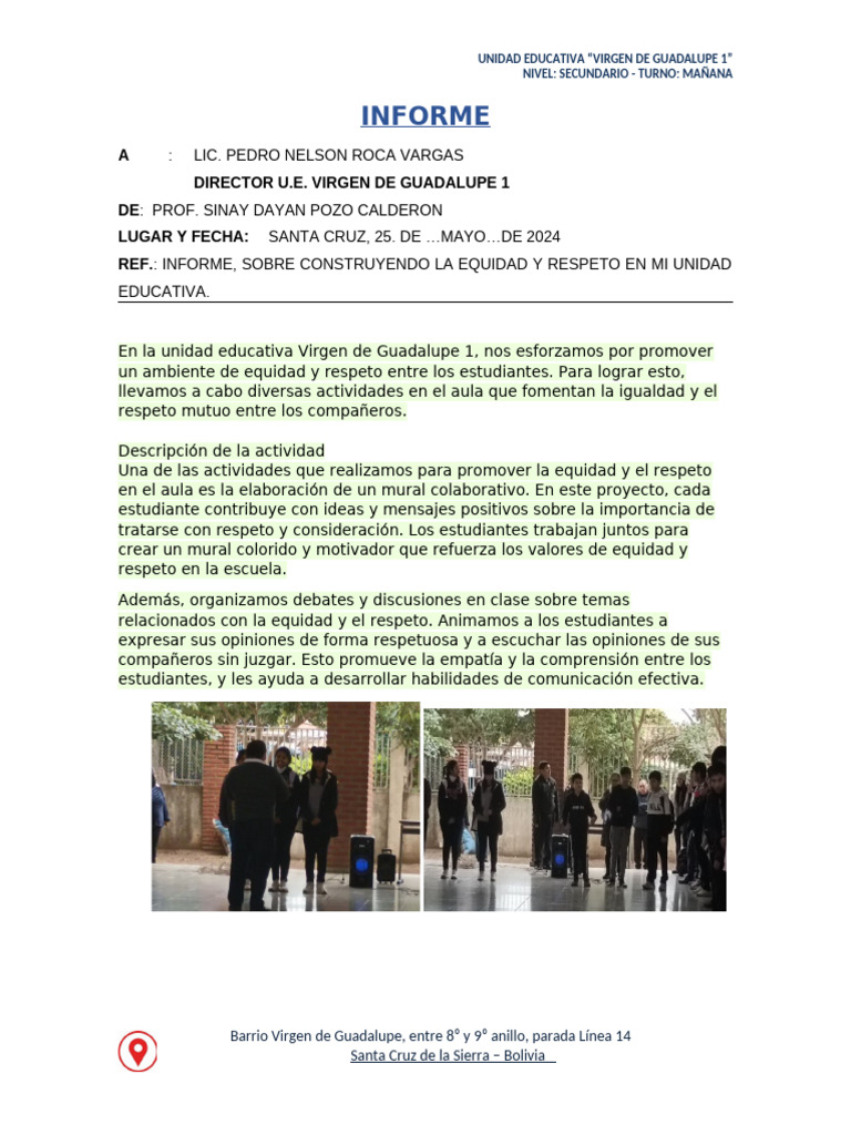 Promoviendo Equidad y Respeto Escolar | PDF
