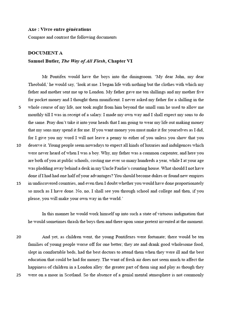 Generational Perspectives in Butler's Work | PDF