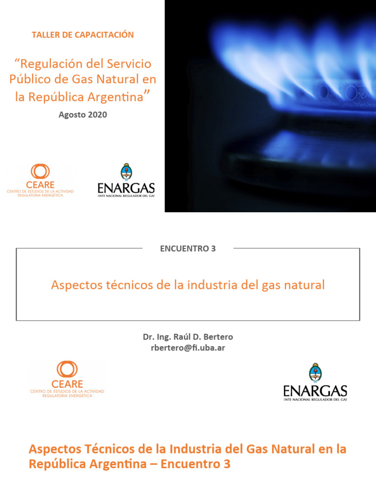 Regulación del Gas Natural en Argentina | PDF | Gas natural licuado ...