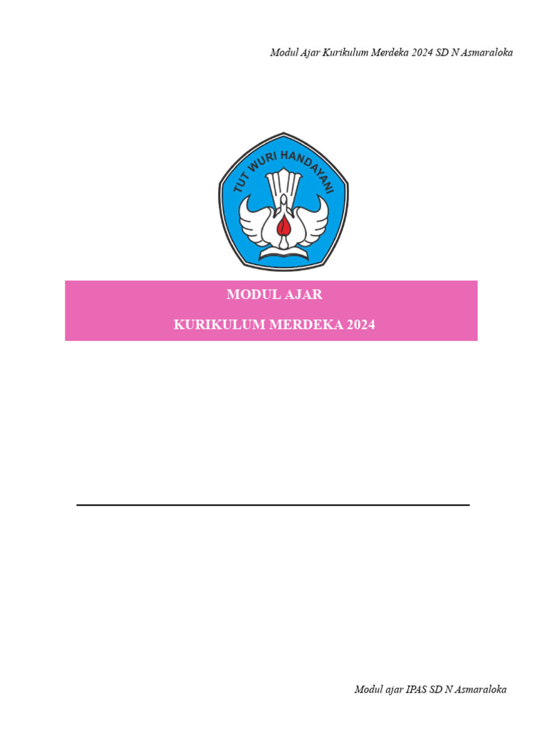 Modul Ajar IPAS Kelas 4 SD 2024 | PDF