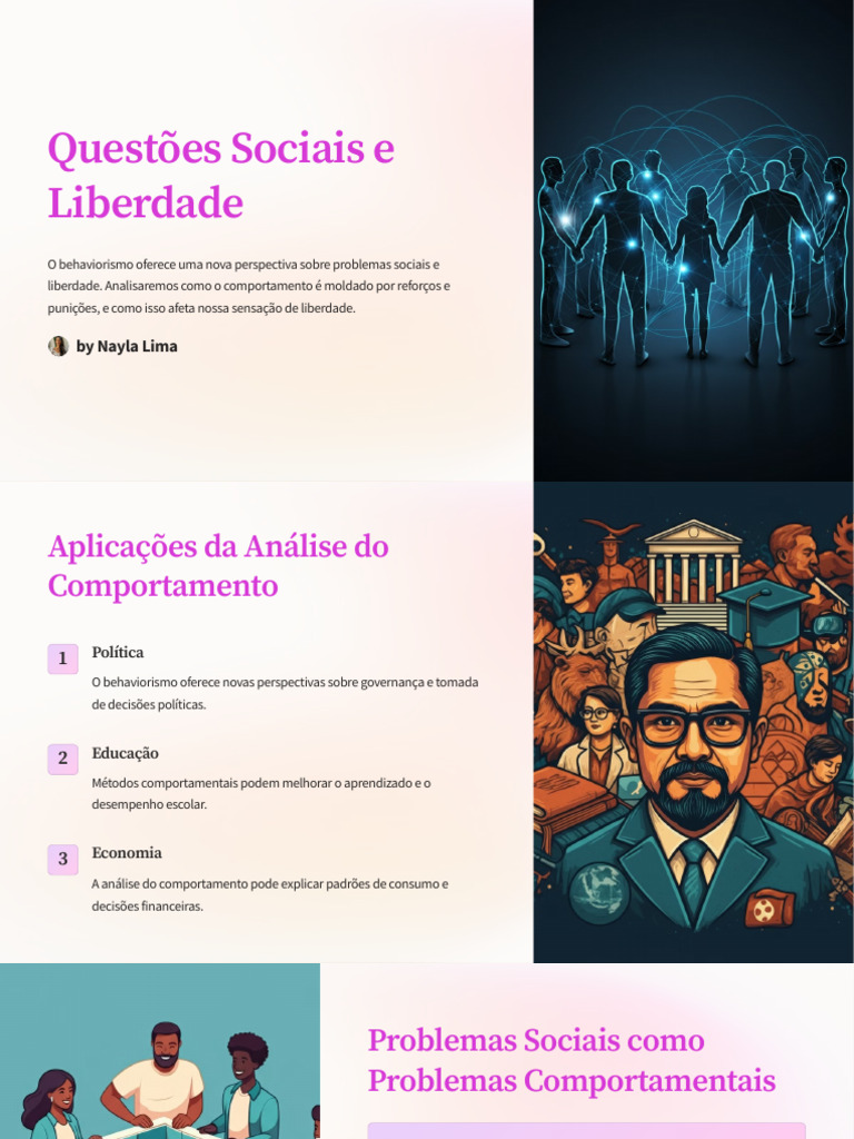 Behaviorismo: Liberdade e Questões Sociais | PDF | Behaviorismo ...