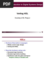 Verilog HDL: ECE 248 Introduction To Digital Systems Design