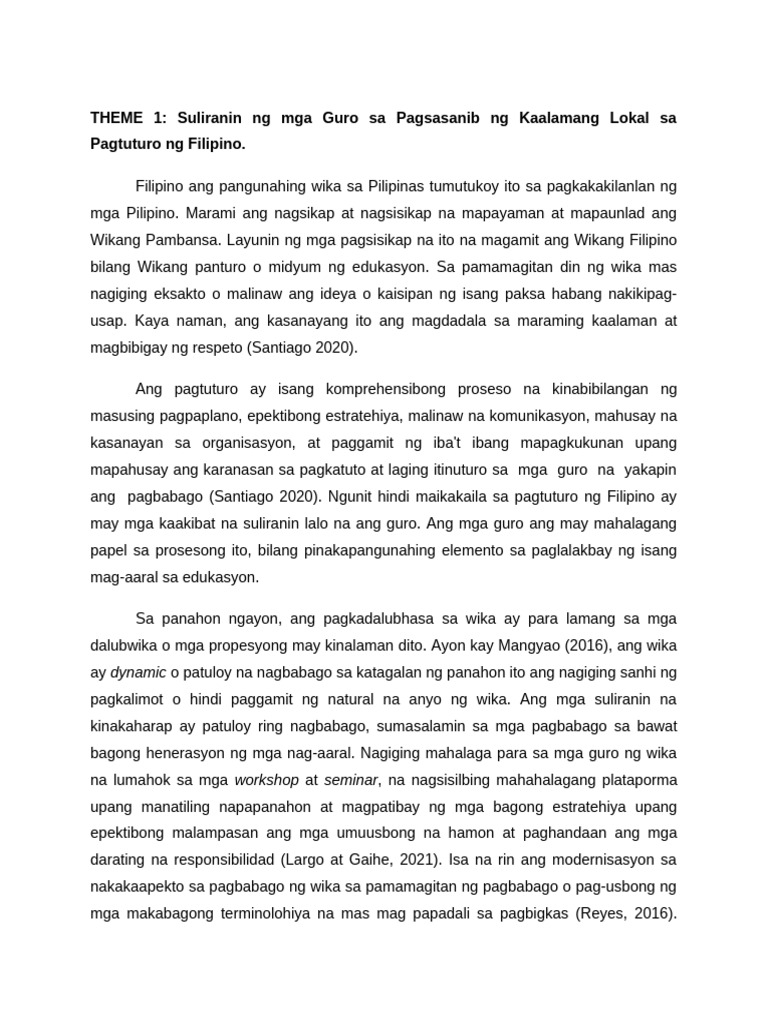 Theme 1 | PDF