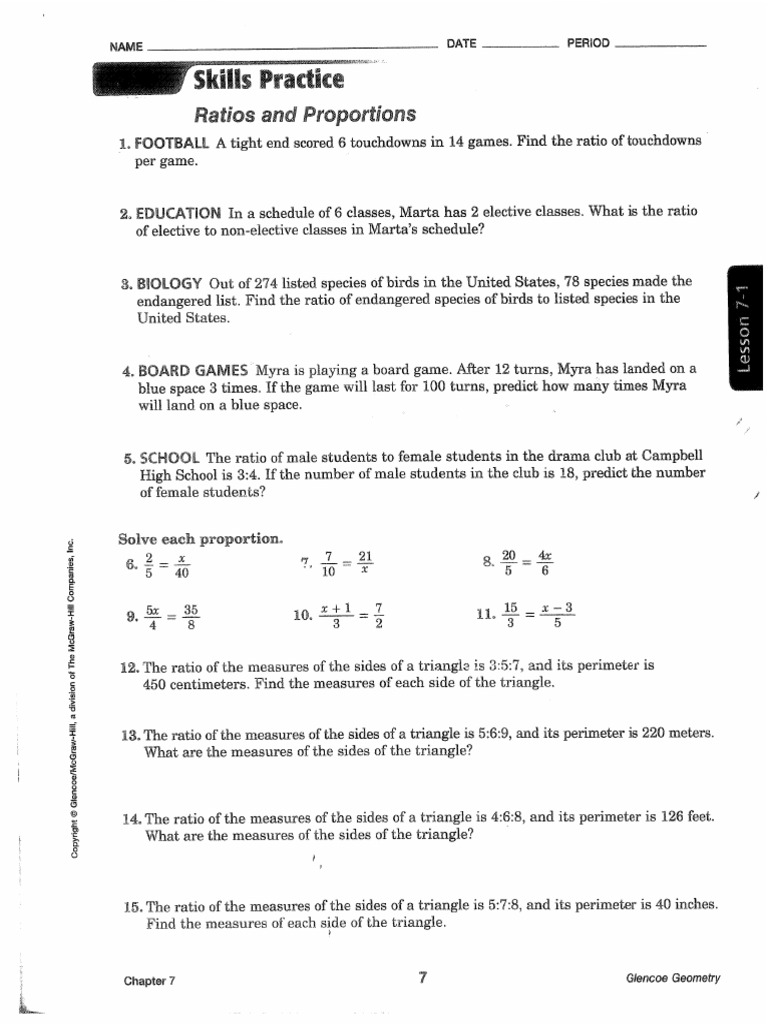 Geometry+Worksheet+7.1 | PDF