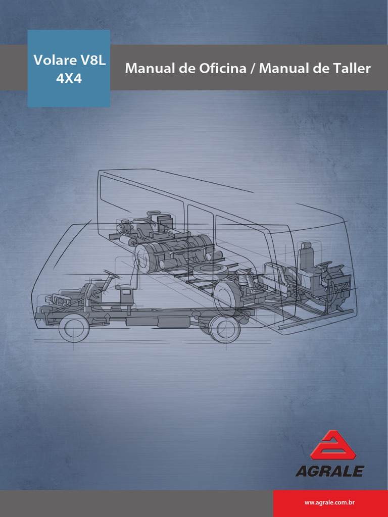 Manual Técnico Volare V8L 4x4 | PDF | Tração nas quatro rodas | Eixo
