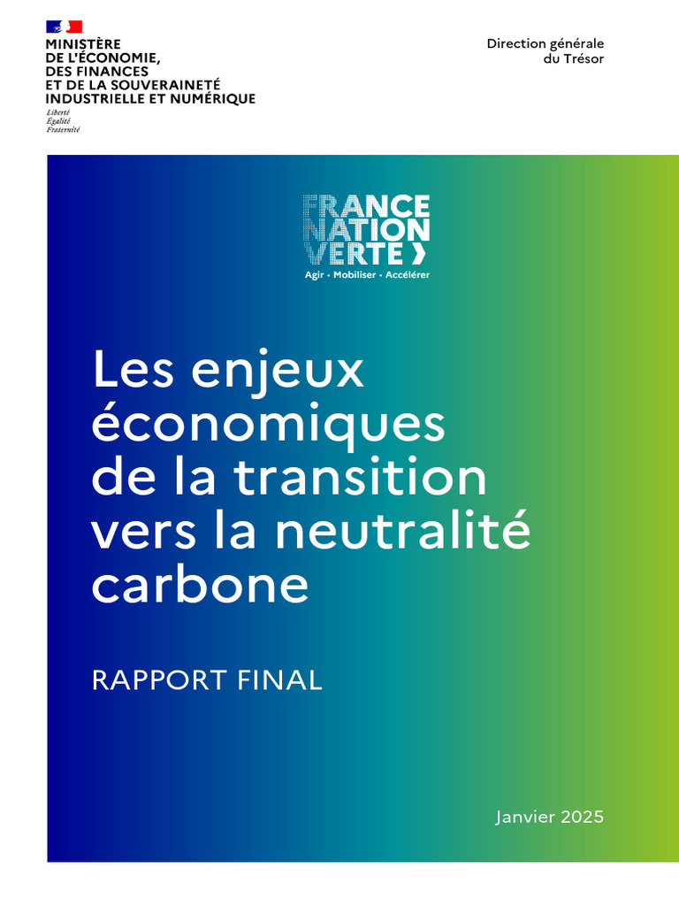 Enjeux économiques de la neutralité carbone | PDF | Décarbonation ...