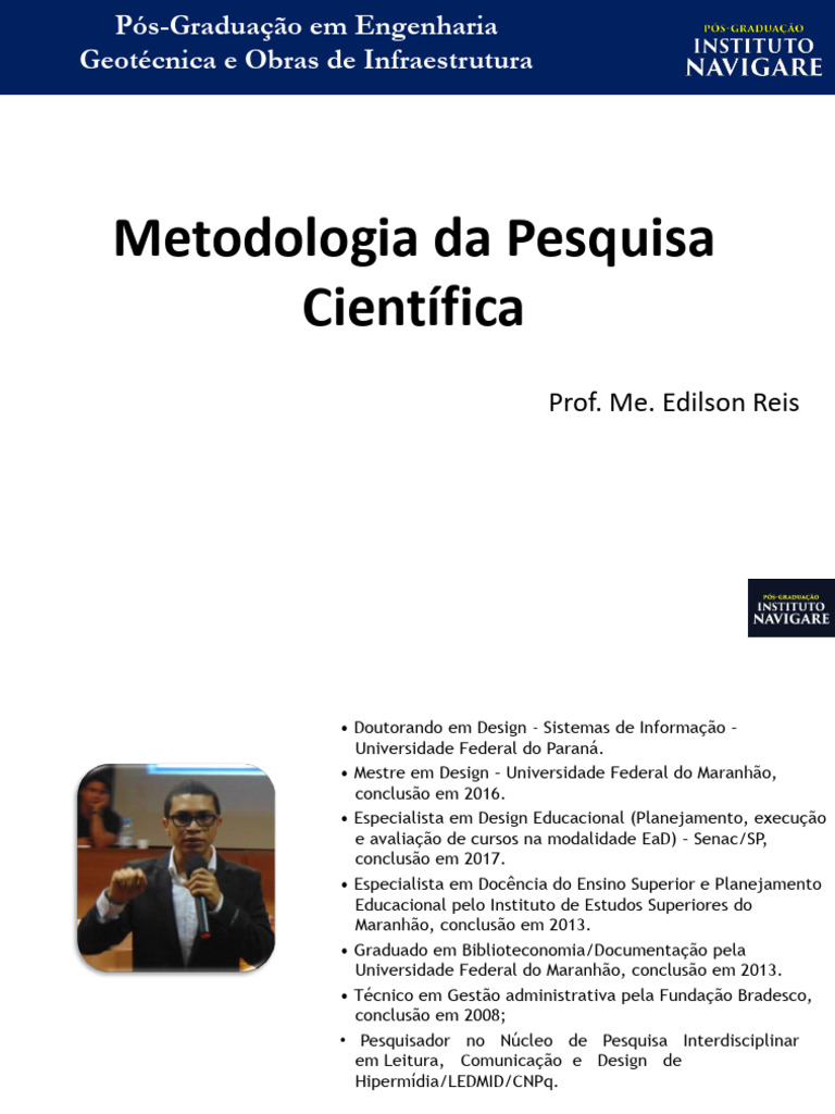 Metodologia da Pesquisa Científica | PDF | Citação | Science