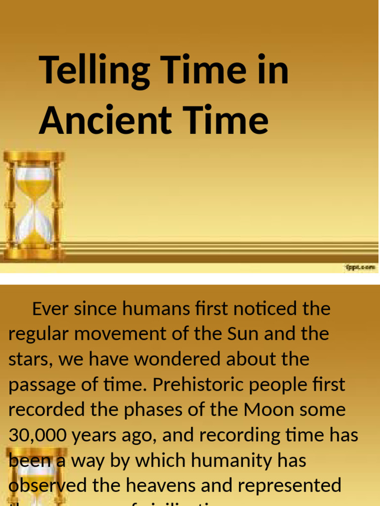 Ancient Timekeeping Methods Explained | PDF | Clock | Hour