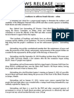 February25.2012 - B Probe PNP's Readiness To Address Bomb Threats - Solon