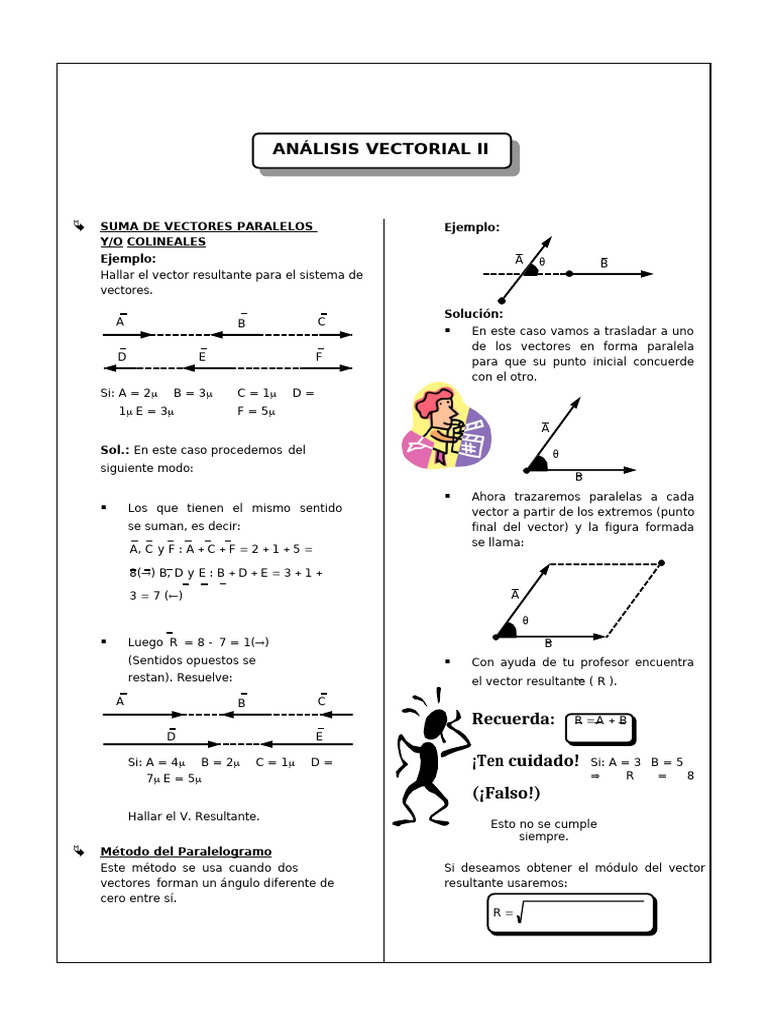 Suma y Diferencia de Vectores | PDF | Vector Euclidiano | Álgebra abstracta