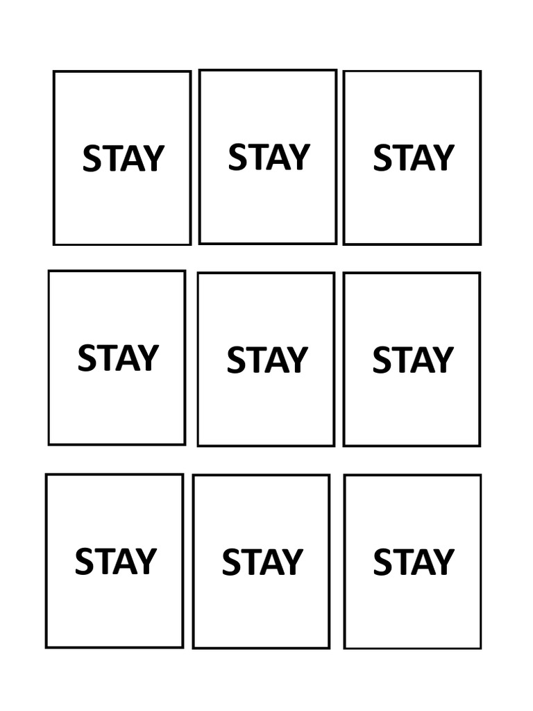 Stay Card - Ert | PDF