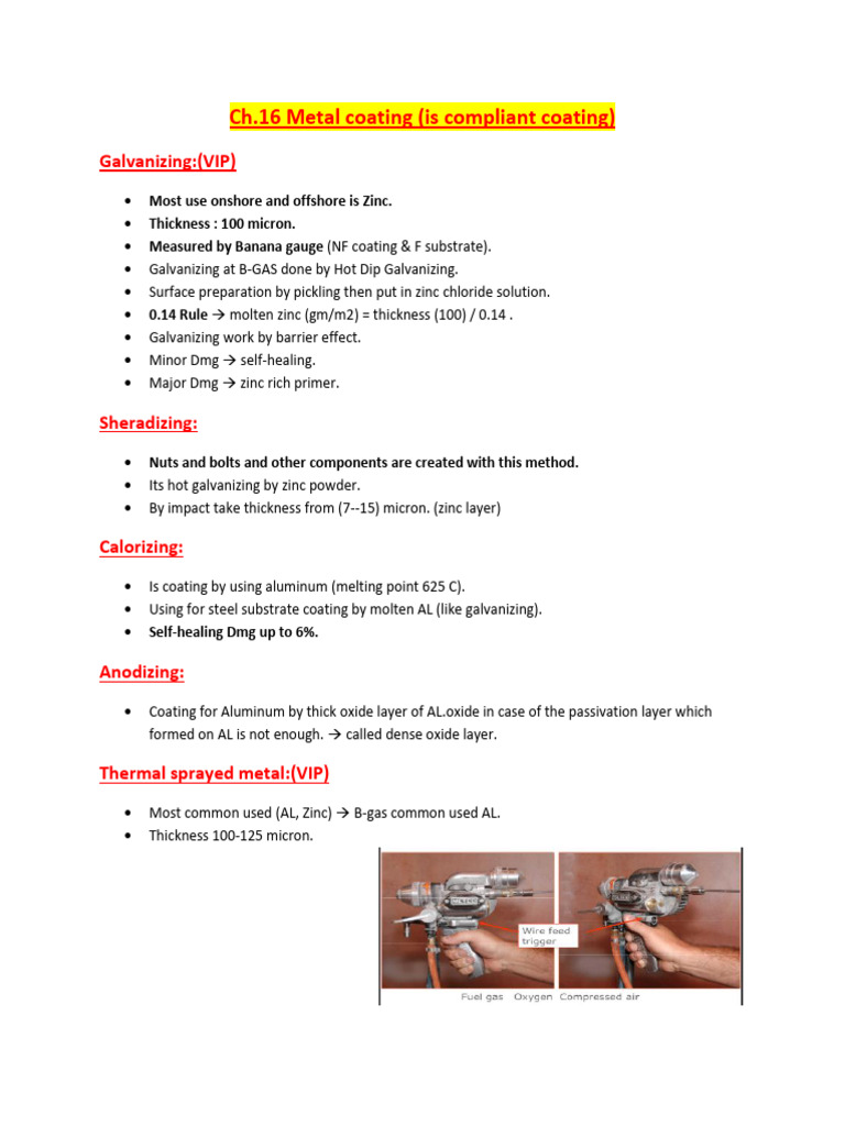 Industrial Metal Coating Techniques | PDF