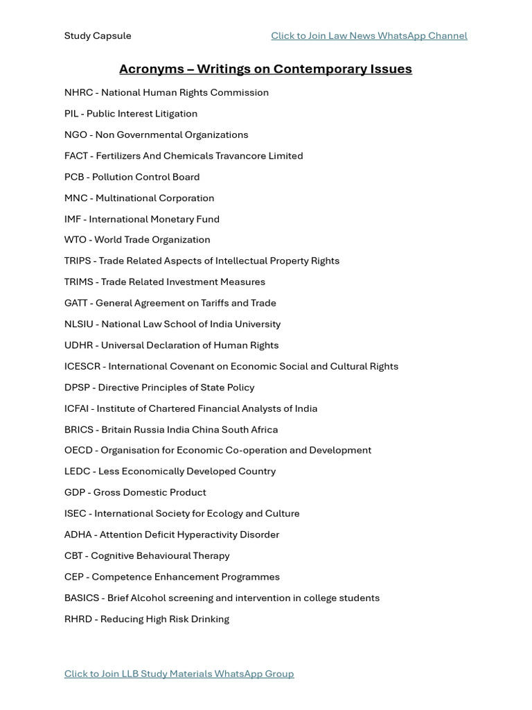 Acronyms | PDF