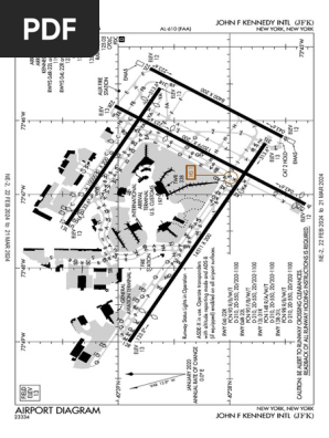 JFK Airport Diagram & Runway Info | PDF | Aviation | Aviation Safety