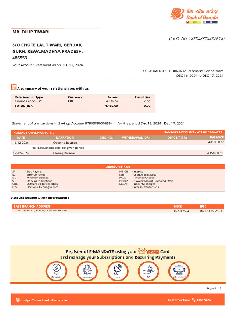 Bob 317032982268230098732166468 | PDF | Cheque | Banks