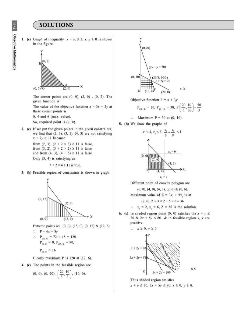Linear programming pdf