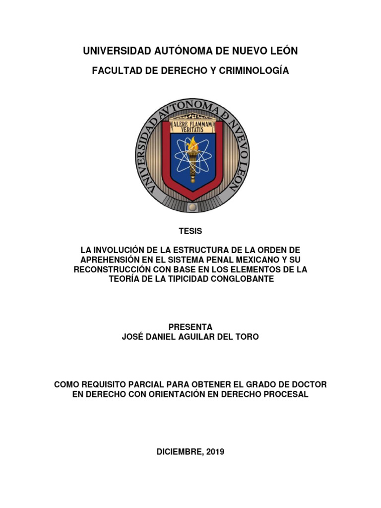 Estructura de la Orden de Aprehensión en México | PDF | Dignidad ...