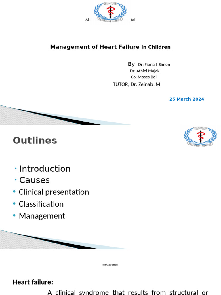 Heart Failure Management in Children | PDF | Heart Failure | Heart