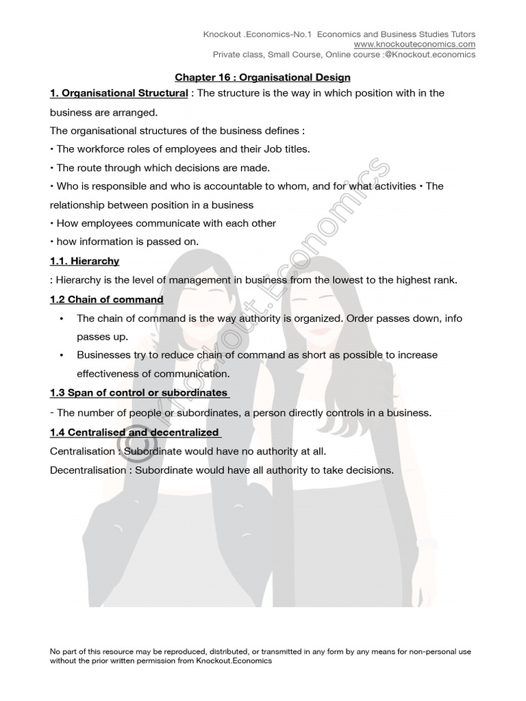 16.-Organisational-Design Knockout | PDF | Organizational Structure ...